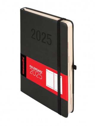 Kalendarz książkowy (terminarz) 5904210087217 MEMOFIX CZARNY A5 Antra (A5 DNS)