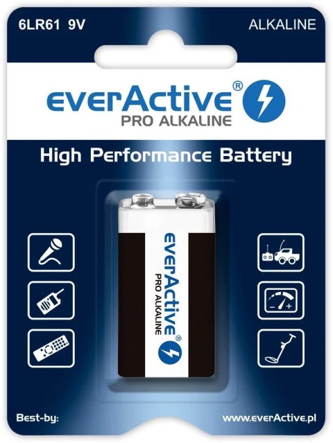 Baterie Everactive Pro Alkaline 6LR61 (EV6LR61-PRO)