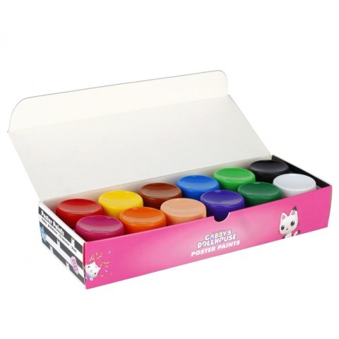 Farby plakatowe kolor: mix 20ml 12 kolor. Starpak (536926)