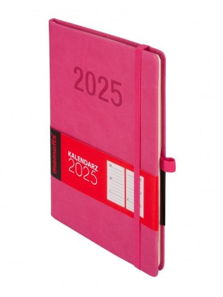 Kalendarz książkowy (terminarz) 5904210085725 MEMOFIX RÓŻOWY A5 Antra (A5 TDW)