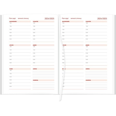 Kalendarz nauczyciela książkowy (terminarz) A5TA071B 2024/2025 a5 SELEDYNOWY A5 Wydawnictwo Wokół Nas (NEBRASKA)