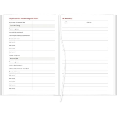 Kalendarz nauczyciela książkowy (terminarz) A5TA071B 2024/2025 a5 SELEDYNOWY A5 Wydawnictwo Wokół Nas (NEBRASKA)