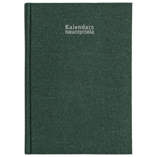 Kalendarz nauczyciela książkowy (terminarz) A5TN061B- zielony 2024/2025 A5 tygodniowy A5 Wydawnictwo Wokół Nas (EKOLEN)