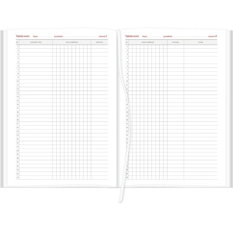 Kalendarz nauczyciela książkowy (terminarz) KRAFT Z GUMKĄ czerwony 2024/2025 B5 tygodniowy B5 Wydawnictwo Wokół Nas (B5TN067B-)