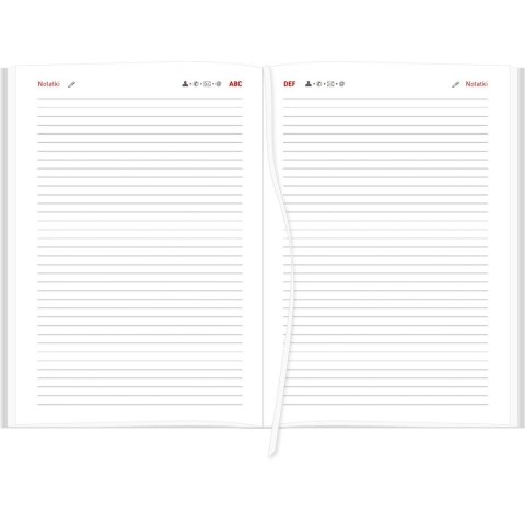 Kalendarz nauczyciela książkowy (terminarz) NEBRASKA BRĄZ 2024/2025 A5 DZIENNY A5 Wydawnictwo Wokół Nas (A5DN074B-)