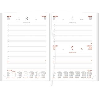 Kalendarz książkowy (terminarz) 5905031847035 VIVELLA B5dzienny B5 Wokół Nas (B5DB czarny)