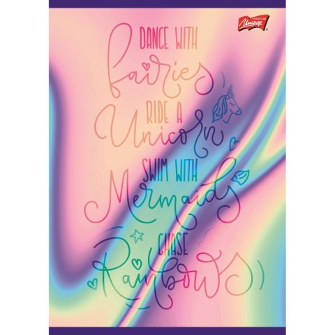 Zeszyt mix dla dziewczynek A4 32k. linia Unipap