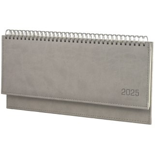 Kalendarz biurkowy 5905031847387 LEŻĄCY VIVELLA szary 300mm x 145mm Wokół Nas (KB047VB)