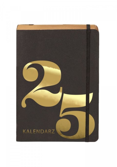 Kalendarz książkowy (terminarz) 5904210086173 KRAFT ZŁOTY A5 Antra (A5 DNS)