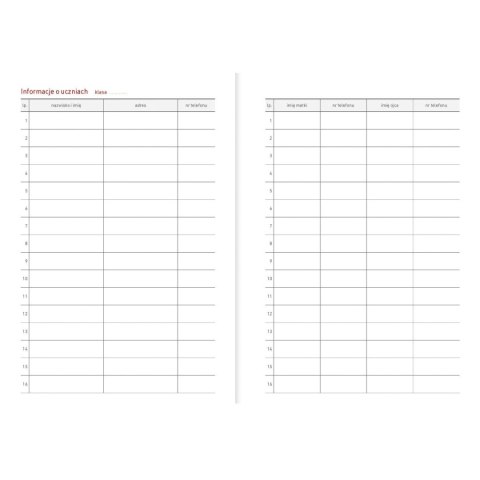 Kalendarz nauczyciela książkowy (terminarz) B6TN089B- 2024/2025 B6 PCV bezbarwny B6 Wydawnictwo Wokół Nas (MOTYLE)