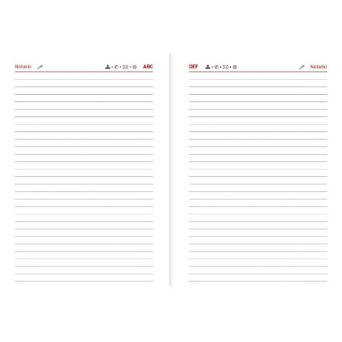 Kalendarz nauczyciela książkowy (terminarz) B6TN089B- 2024/2025 B6PCV bezbarwny B6 Wydawnictwo Wokół Nas (EKO)