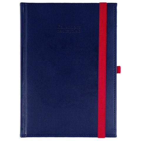 Kalendarz nauczyciela książkowy (terminarz) NEBRASKA granatowy 2024/2025 A5 DZIENNY A5 Wydawnictwo Wokół Nas (A5DN074B-)