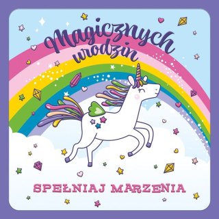 Kartka składana KARNET KW NEON UNICORN TECZA kw Henry (5907465664417)
