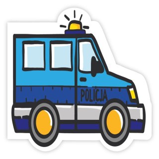 Kartka składana wycinany Policja kw Henry (5907465660549)