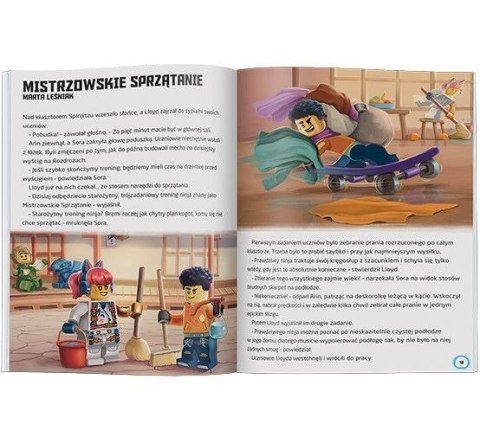 Książeczka edukacyjna LEGO® NINJAGO®. Nieustraszeni NINJA LNC 6728 P1 Ameet