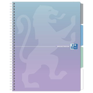Notes (notatnik) pastel A4 80k. krata Oxford (400182938)