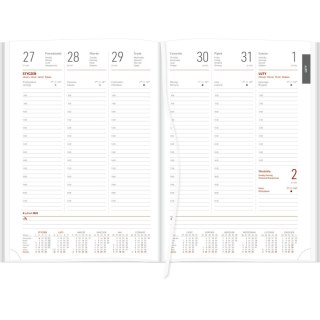 Kalendarz książkowy (terminarz) 5905031846373 VIVELLA A4 tygodniowy A4 Wokół Nas (A4TB czarny)