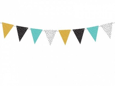 Girlanda Dinozaury - Flagietki, 1,3m Partydeco (FLG6)