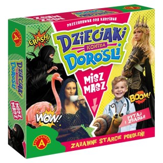 Gra planszowa MISZ MASZ DZIECIAKI KONTRA DOROŚLI Alexander