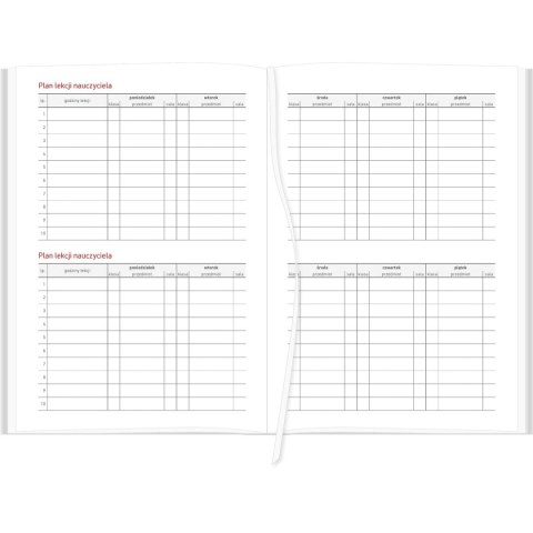 Kalendarz nauczyciela książkowy (terminarz) KRAFT Z GUMKĄ GRANATOWY 2024/2025 A5 DZIENNY A5 Wydawnictwo Wokół Nas (A5DN069B-)