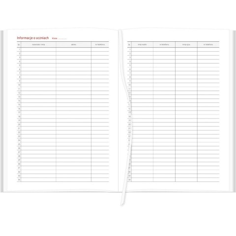 Kalendarz nauczyciela książkowy (terminarz) NEBRASKA czekolada 2024/2025 A5 tygodniowy A5 Wydawnictwo Wokół Nas (A5TN070B-)