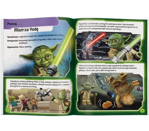 Książeczka edukacyjna LEGO® Star Wars™. Mistrz Yoda LNC 6312 Ameet