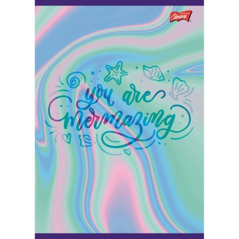 Zeszyt Mermaid A5 16k. krata Unipap