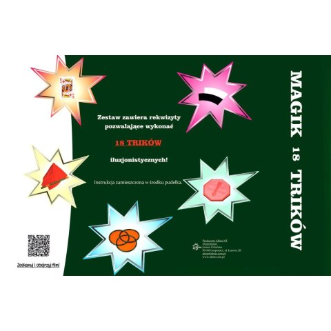 Gra edukacyjna mały magik 18 trików mały magik Abino
