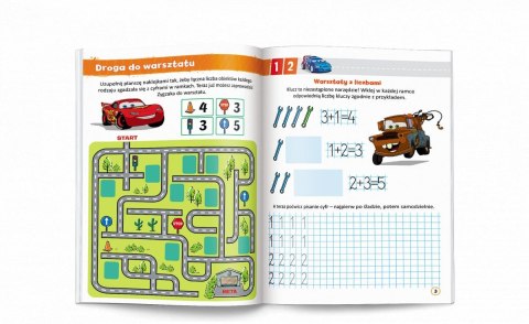 Książka dla dzieci Disney Uczy. Auta Liczymy w warsztacie Ameet (ULI 9301)