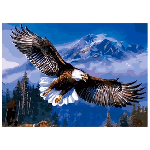 Zestaw kreatywny Diamentowa mozaika 30x40cm Orzeł Flamingo Line (TGC71267)