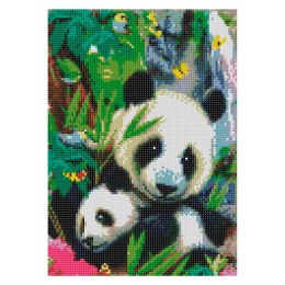 Zestaw kreatywny Flamingo Line Diamentowa mozaika 30x40cm Panda (TGC75484)