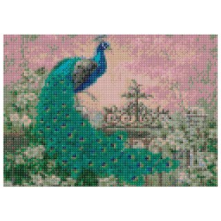 Zestaw kreatywny Diamentowa mozaika 30x40cm Paw Flamingo Line (TGD72712)