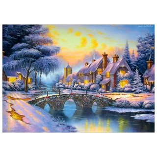 Zestaw kreatywny Diamentowa mozaika 30x40cm Zima Flamingo Line (TGD72807)