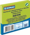 Notes samoprzylepny Donau Neon zielony 100k 76mm x 76mm (7586011-06)