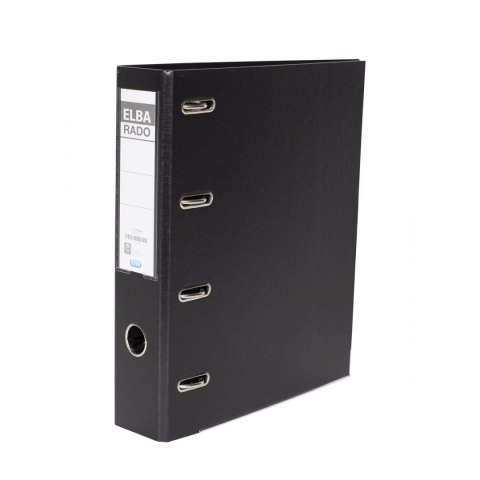 Segregator dźwigniowy podwójny mechanizm RADO A4 75mm czarny Elba (100551851)