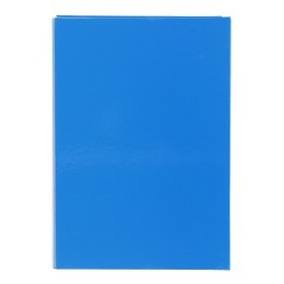 Teczka z szerokim grzbietem na rzep Barbara A4 kolor: niebieski (1821019)