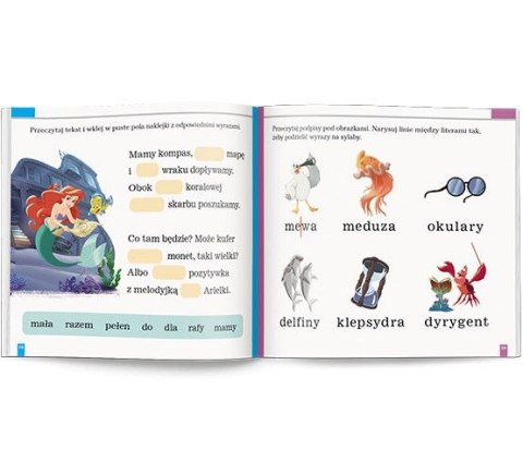 Książeczka edukacyjna Disney Uczy. Kraina lodu. Elementarz. Ćwiczenia Ameet (PCC 9302)