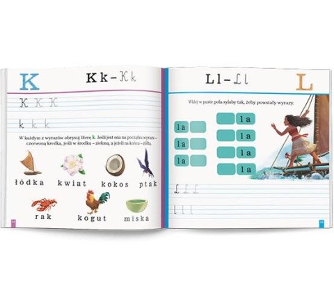 Książeczka edukacyjna Disney Uczy. Kraina lodu. Elementarz. Ćwiczenia Ameet (PCC 9302)