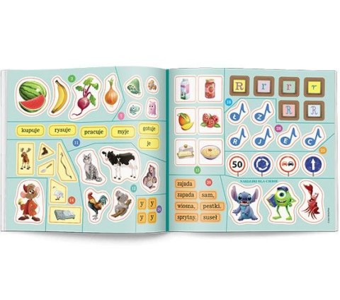 Książeczka edukacyjna Disney Uczy. Stitch. Elementarz. Ćwiczenia Ameet (PCC 9304)