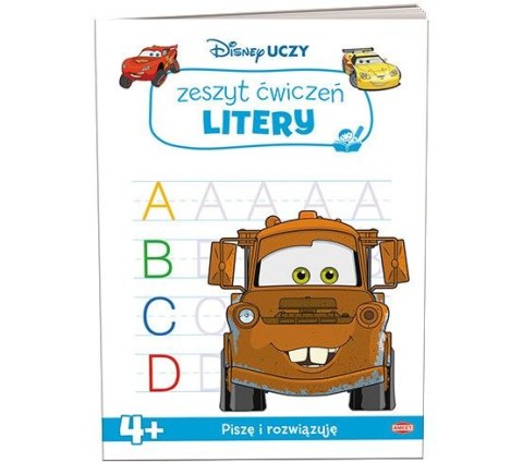 Książeczka edukacyjna Disney Uczy. Zeszyt ćwiczeń. Litery Ameet (udz 9305)