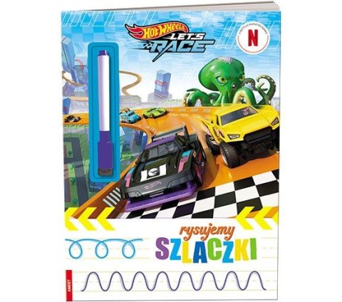 Książeczka edukacyjna Hot Wheels™. Rysujemy Szlaczki Ameet (KSS 1601)