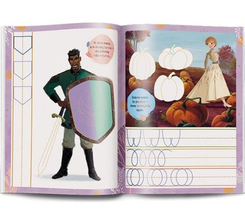 Książeczka edukacyjna Kraina lodu. Rysujemy Szlaczki Ameet (KSS 9108)