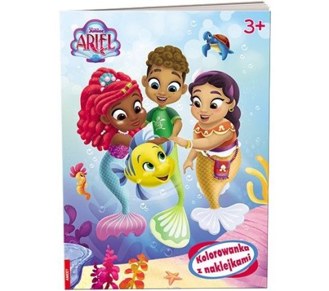 Książka dla dzieci Disney. Ariel Kolorowanka z Naklejkami Ameet (NA-9133)