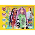 Puzzle Barbie 4w1 Wesoły świat Barbie 4w1 el. Trefl (34626)