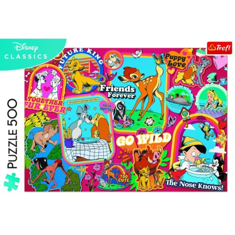 Puzzle Disney Na przestrzeni lat 500 el. Trefl (37465)