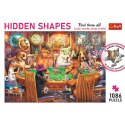 Puzzle Trefl Hidden Shapes, Wieczór gier 1086 el. (10749)