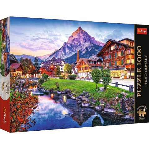 Puzzle Premium Plus Alpejskie miasteczko 1000 el. Trefl (10854)