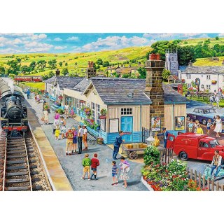 Puzzle Premium Plus Dworzec kolejowy 1000 el. Trefl (10810)