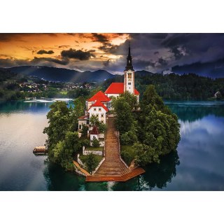 Puzzle Premium Plus Jezioro Bled, Słowenia 1000 el. Trefl (10797)