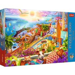 Puzzle Trefl Premium Plus Z wizytą na Santorini 1000 el. (10842)